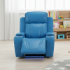 Durable Sponge  Breathable Air Leather Kid Recliner for Living Room