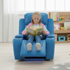 Durable Sponge  Breathable Air Leather Kid Recliner for Living Room