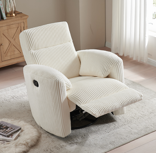 High Resilience Sponge Breathable fabric Recliner Chair for Nursery Room