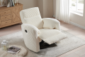 Fabric Recliner Chair with High Resilience Sponge Breathable for Nursery Room