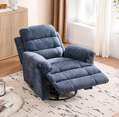 Hypoallergenic Polyester Fiber Nursery Recliner Chair for Living Room