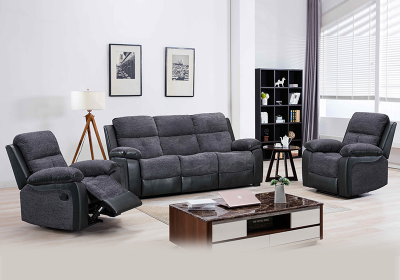 Manual Recliner Sofa Set for Living Room Accept OEM/ODM