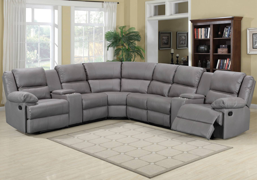 Technology Fabric Corner Recliner Sofa for Living Room