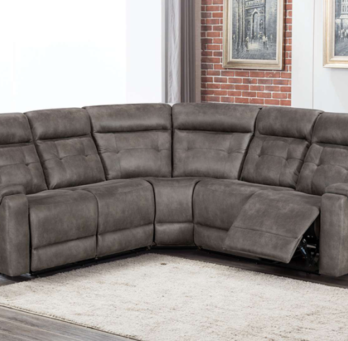Supportive Sponge  Air Leather Recliner Sofa Sectional