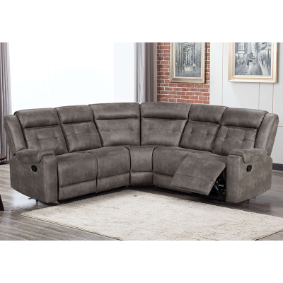 Supportive Sponge  Air Leather Recliner Sofa Sectional