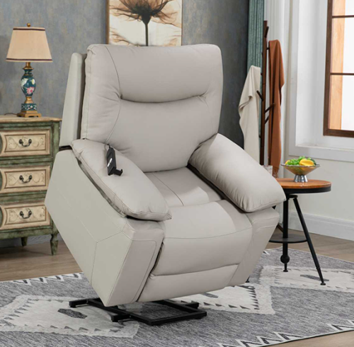 High-Resilience Sponge Power Lift Recliner with Heating and Massage
