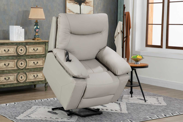 High-Resilience Sponge Power Lift Recliner with Heating and Massage