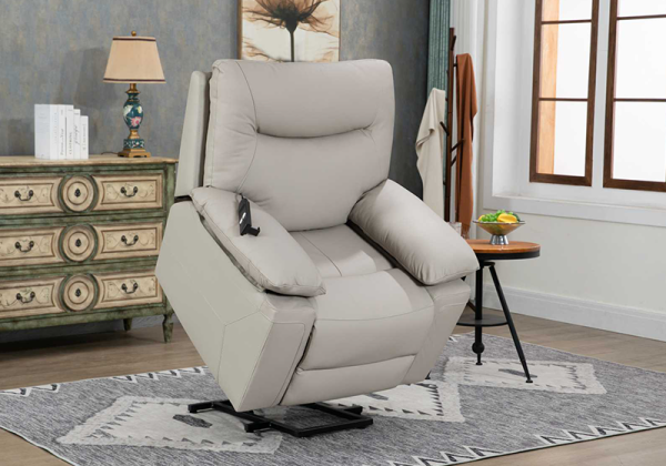 High-Resilience Sponge Power Lift Recliner with Heating and Massage