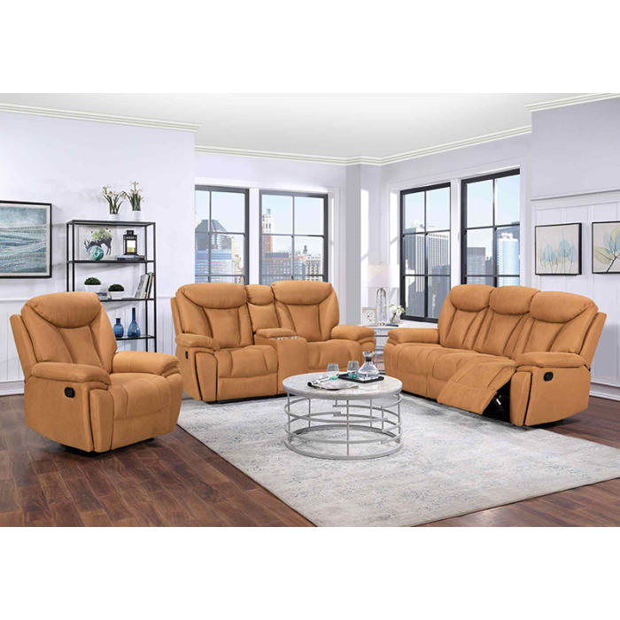Manual Recliner Sofa Set for Living Room