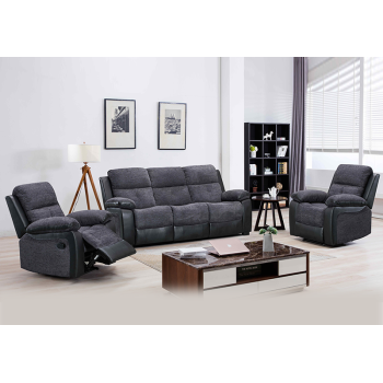 Manual Recliner Sofa For Living Room With Drop Down Table