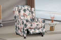 Soft Reclining Chair with Comfortable Floral Fabric