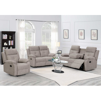 Manual  Recliner Sofa 3+2+1 with Drop down table