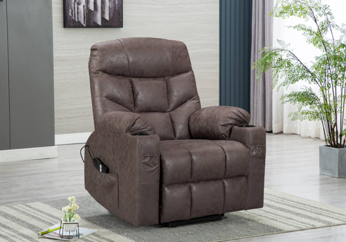 Comfortable  Power Lift Recliner for Elderly with Cup Holder