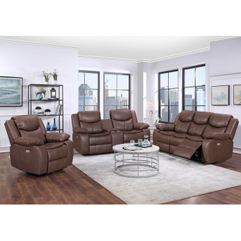 Technology Fabric Recliner Sofa Set For Living Room