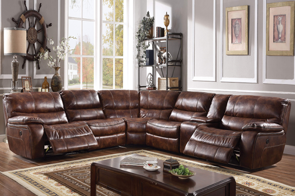 Comfortable Electric Recliner Sofa Sectional with Storage  for Living Room