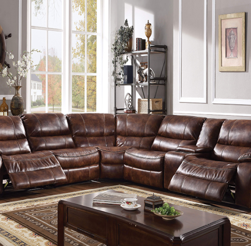 New Design Comfortable Manual or Electric Recliner Sofa Set with Storage Box for Living Room