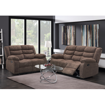 Comfortable Fabric Recliner Sofa Set For Living Room