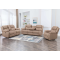 Electric 3-Seater Recliner Sofa with Backlit Switches and USB Ports