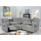 Sectional Recliner Sofa with Wireless Charging for Living Room