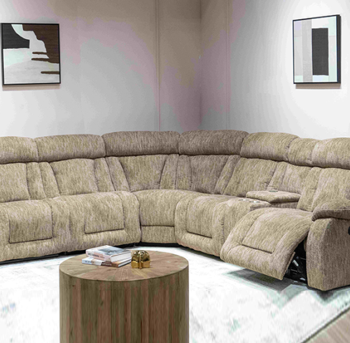 Comfortable Manual or Electric Recliner Sofa Set with Wireless Charger for Living Room Furniture