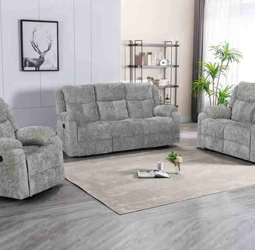 Manual  Recliner Sofa Set for Living Room Furniture
