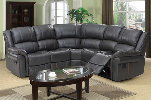 Comfortable  Manual Sectional Recliner Sofa for Living Room