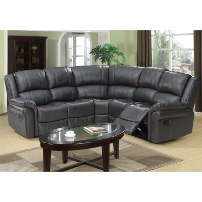 Comfortable  Manual Sectional Recliner Sofa for Living Room