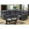 Comfortable  Manual Sectional Recliner Sofa for Living Room