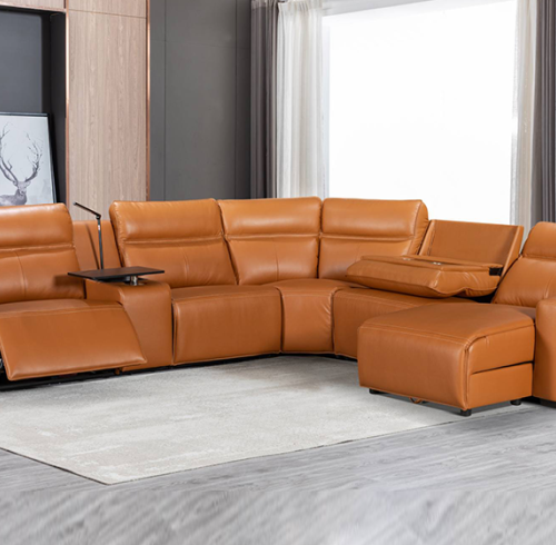 Spacious and Comfortable Recliner  and Storage Chaise