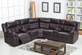 Comfortable Recliner Sofa Set With Cup Holder and LED Light for Living Room
