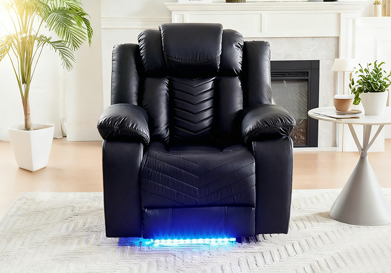 Leather Recliners on Sale With Mood Lighting Which is  Perfect Choice For Living Room