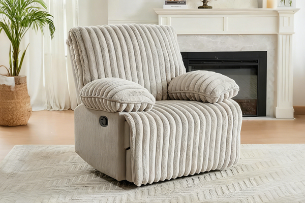 Manual Recliners for Sale with Bluetooth Wireless and USB, Cozy Living Room Lounge Recliner Chair