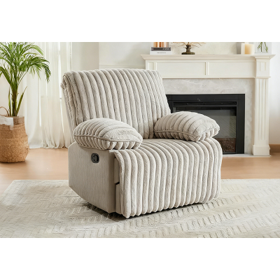 Manual Recliners for Sale with Bluetooth Wireless and USB, Cozy Living Room Lounge Recliner Chair