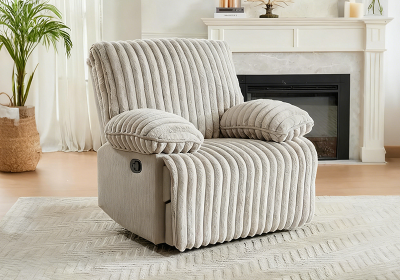 Manual Recliners for Sale with Bluetooth Wireless and USB, Cozy Living Room Lounge Recliner Chair