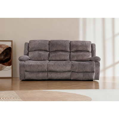 Three Seat Manual Reclining Sofa For Living Room
