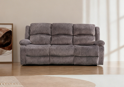 Three Seat Manual Reclining Sofa For Living Room