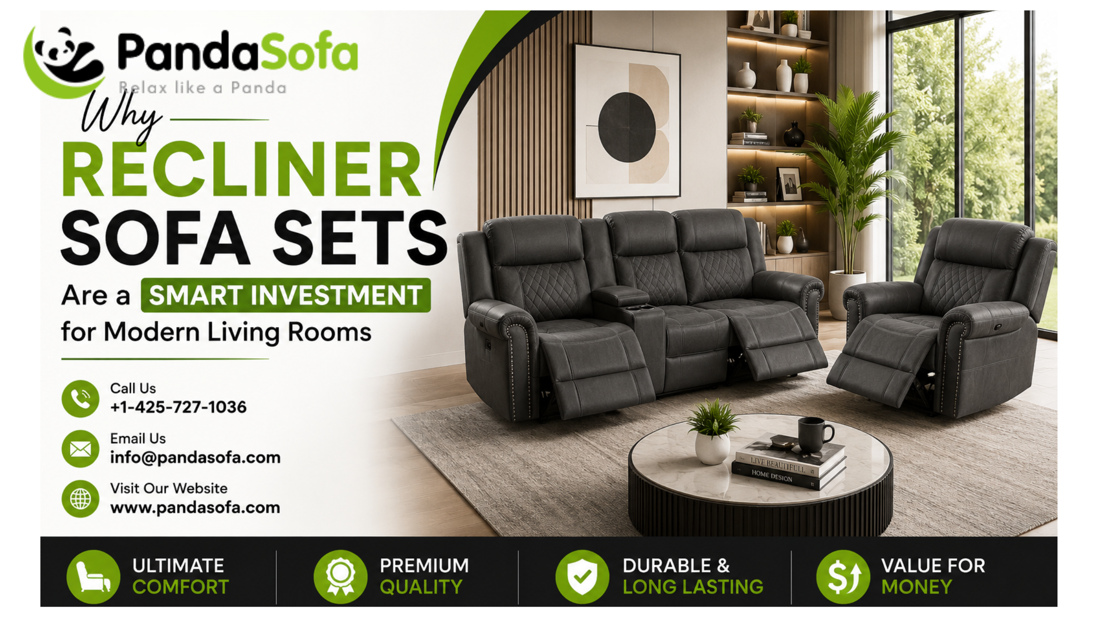Why Recliner Sofa Sets Are a Smart Investment for Modern Living Rooms