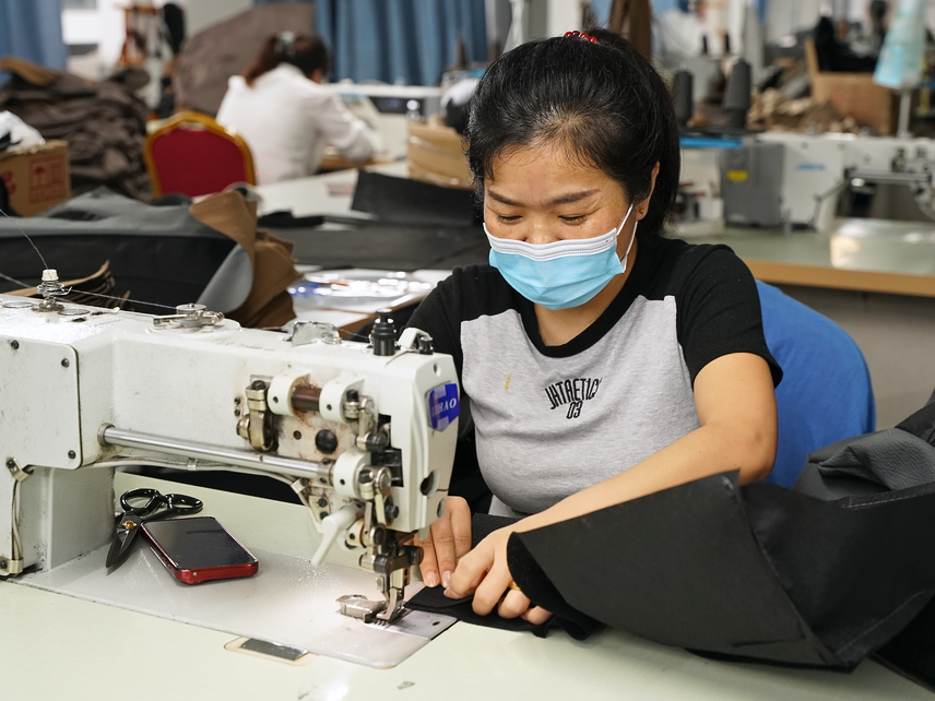 Leather sewing