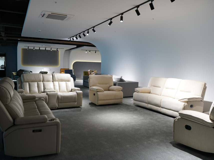 Recliner sofa set gallery