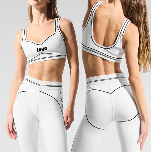 Custom OEM & ODM Contrast Trim Sports Bras and Soft Fabric Yoga Set for Women – Wholesale Manufacturer in China