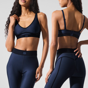 Custom OEM & ODM Contrast Trim Sports Bras and Soft Fabric Yoga Set for Women – Wholesale Manufacturer in China