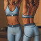 Custom OEM & ODM Contrast Trim Sports Bras and Soft Fabric Yoga Set for Women – Wholesale Manufacturer in China