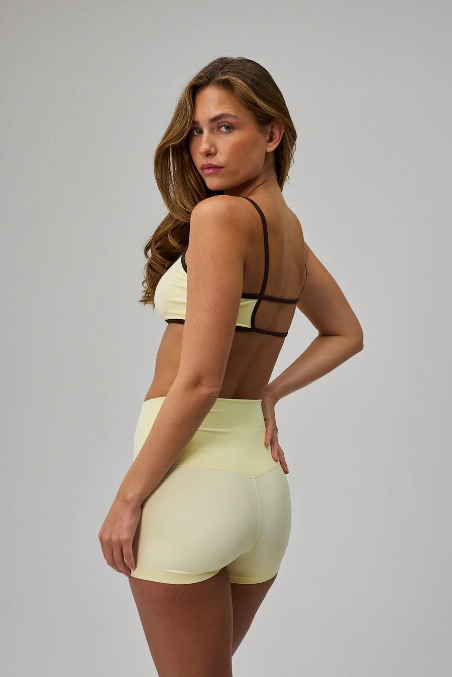 Contrast Trim Sports Bra shorts