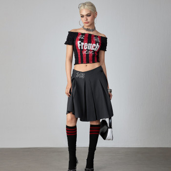 Custom Ruched Shirred Waist Sports Soccer T Shirts Football Jersey Camisetas De Futbol Retro Magliette Da Calcio Américain