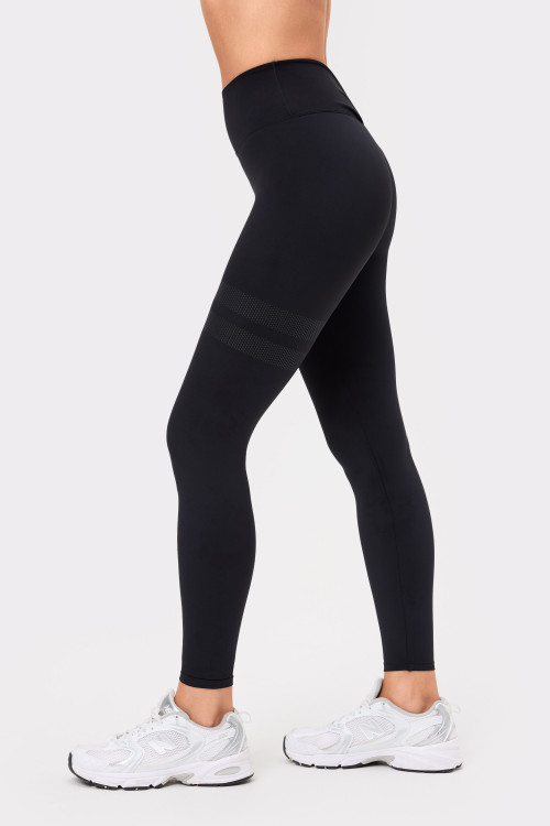 Custom High Elastic Breathable Yoga Leggings V-shaped Back Waistline Functional Fabric Sweat-wicking Quick-drying Elastic Waist