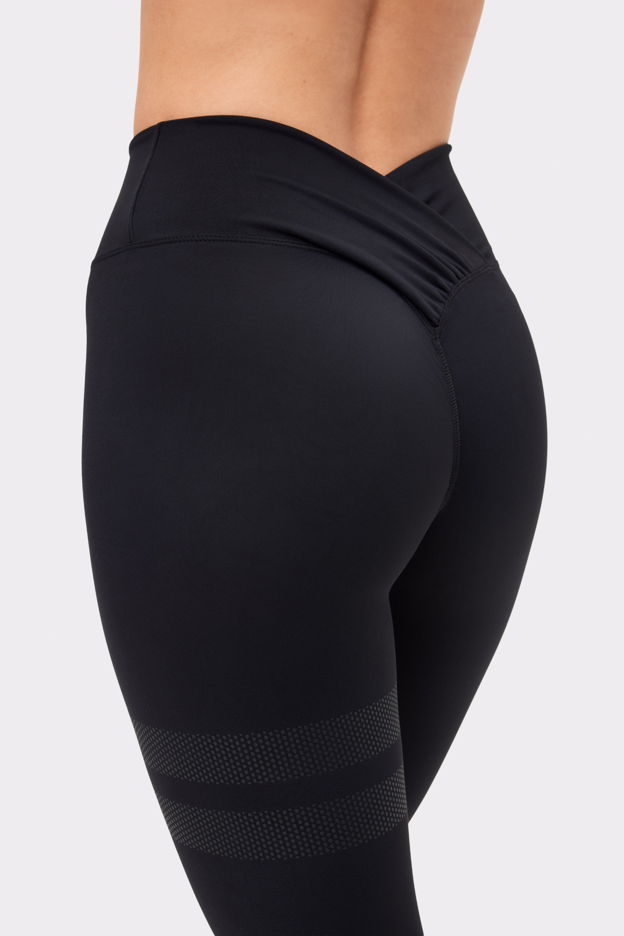 V-shaped Back Elastic Waist leggings