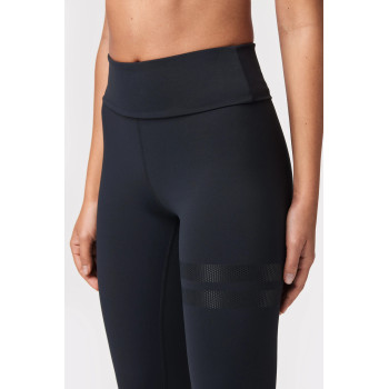 Custom High Elastic Breathable Fold Over Flared Leggings Waistline Functional Fabric Sweat-wicking Quick-drying Elastic Waist Yoga Pants