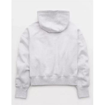 Custom Applique Patch Logo 3D Embroidery Winter Breathable Workout Pullover Sweatshirts Cotton Heavyweight Oversized Fleece