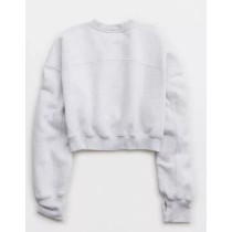 Custom Cloud Fleece Cropped Crewneck Sweatshirt Breathable Winter Workout  Sweatshirts Cotton  Oversized Fleece Sports