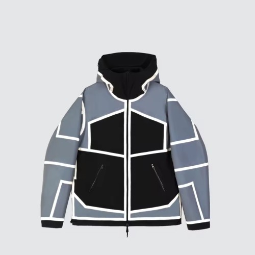 Custom Hardshell Cycling Waterproof Anorak Windbreaker Reversible Reflective Jacket UK Hardshell Jacket for Outdoor Activities Hiking Coats